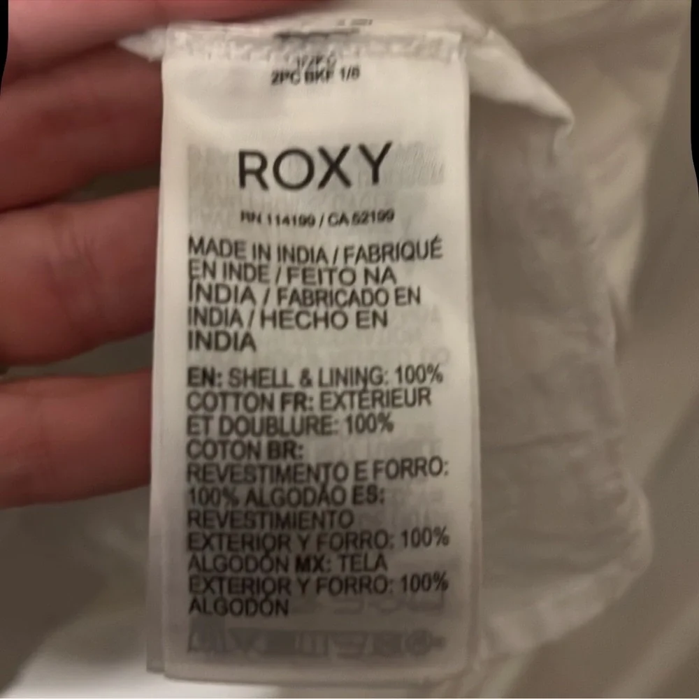 EUC Roxy Button Front Sundress Size Medium - Picture 5 of 7